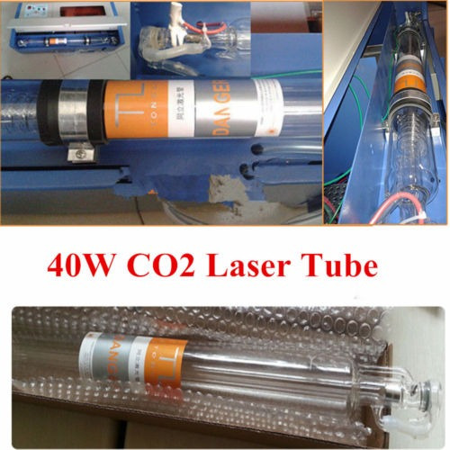 Tubo De 40w Co2 Cristal Láser Tongli 700mm Para Cortadora