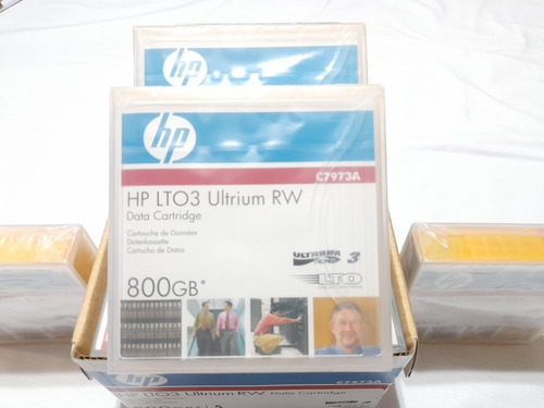 Hp Lto3 Ultrium Rw, Cartuchos De Datos 800g, C7973a Nuevo