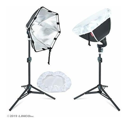 Kit De Iluminacion De Estudio Fotografico Linco Lincostore P