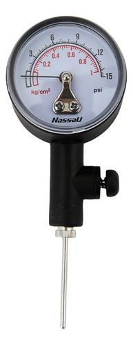 Calibre Manómetro Presión Nassau Pelotas Balones Negro