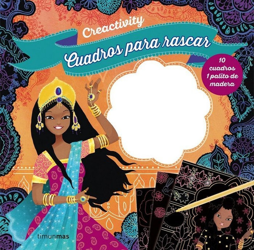 Creactivity. Cuadros Para Rascar. Princesas Del Mundo, De Varios Autores. Editorial Timun Mas Infantil En Español