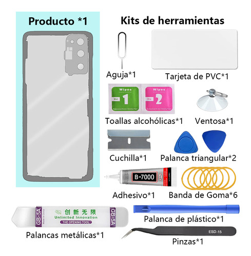 Tapa Trasera Para Huawei Nova 9 Se Jln-lx1/3 Juliaqn-l01b/l21b/l23a Con Cristal Cámara