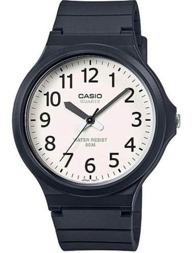 Relógio Casio Masculino Branco Analógico Mw-240-7evdf