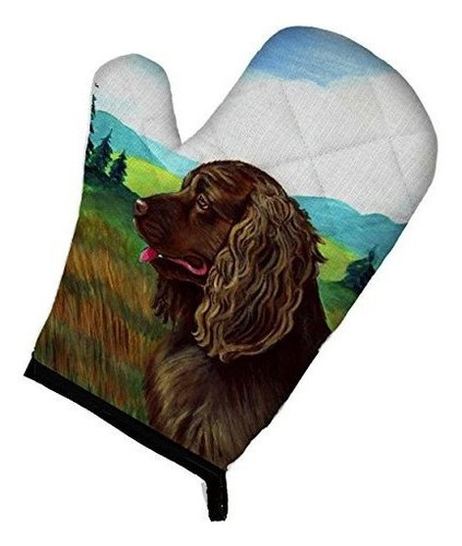 Caroline's Treasures 7122ovmt Sussex Spaniel - Mitón Para Ho