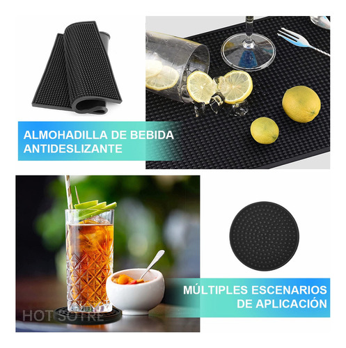 4pz Tapete Para Bar Grande 45 X 30cm Barra Escurridor Barman
