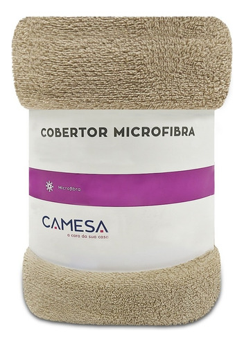 Manta Queen Cobertor Microfibra Soft Macia 220x240cm Camesa