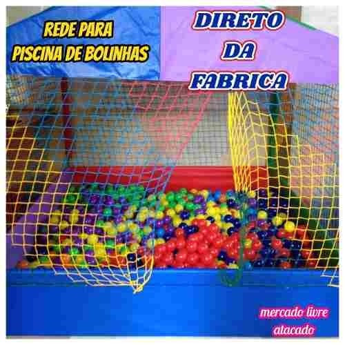 Rede+teto+4 Isot.p/ Piscina De Bolinhas 1.50x1.50mts+brinde