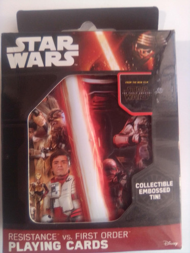 Star Wars Playing Cards - Resistance Vs First Order (Usado)