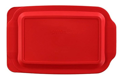 Pyrex Basics  Plato Oblongo De Vidrio De 3 Cuartos Con Tapa