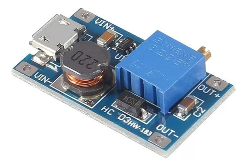 Step Up Mt3608 Convertidor Voltaje Dc 2a Arduino
