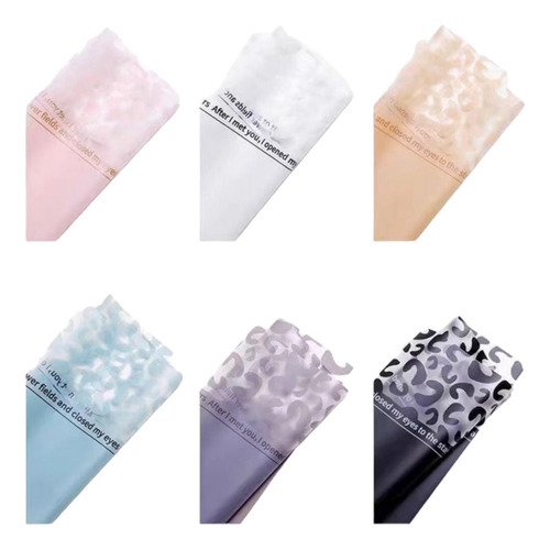 Papel Bopp / Coreano Para Flores Diseño Leopardo Pack X20und