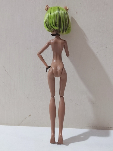 Monster High Mattel 2008, Clawdeen Pelo Verde (incompleta). (Usado)