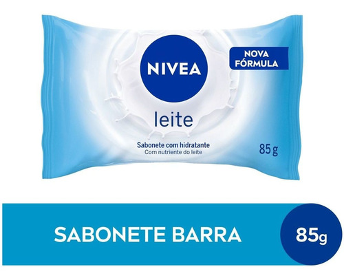 Sabonete Em Barra Hidratante Leite 85g Nivea