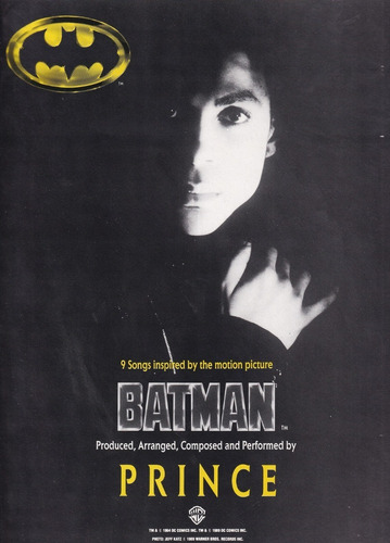Quadro Poster Decoração Mdf Prince Para Batman