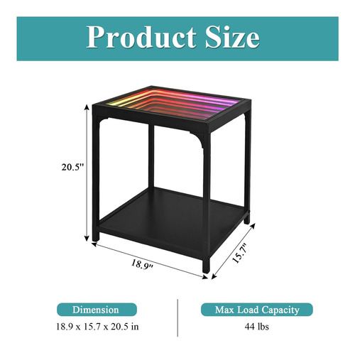 Espejo Infinito Table Fuslite, Coffee Table For