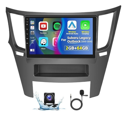 Estereo Subaru Legacy 2010-2014 Android Carplay Gps 2+32g