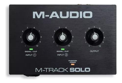Interface Áudio Mtracksolo M-audio 24-bit/48khz Profissional