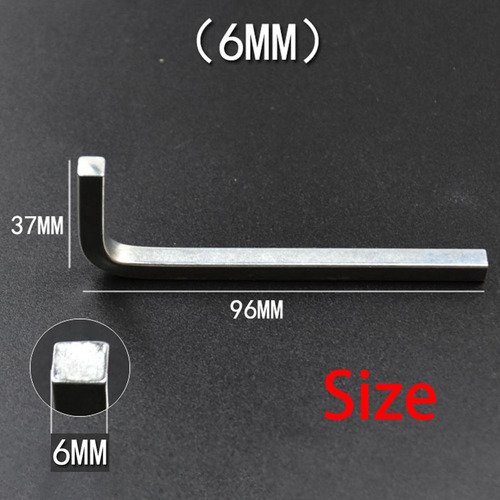 Llave De Cabeza Cuadrada En Forma De L De 2 Piezas Universal