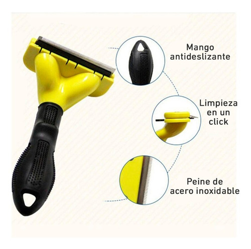 Cepillo Peine Gato Small Deslanador Premium Funamei Color