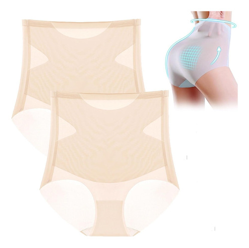 2pcs Braguitas Finas De Seda Helada Para Mujer