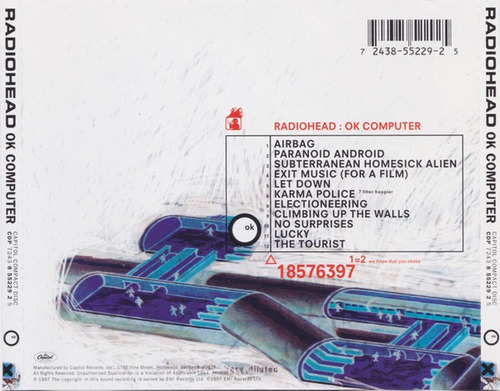 CD sellado importado de Radiohead Ok Computer