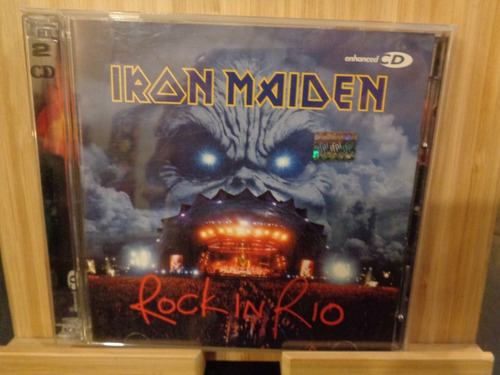 Iron Maiden Rock In Rio Cd Heavy Metal 2 Cds. 