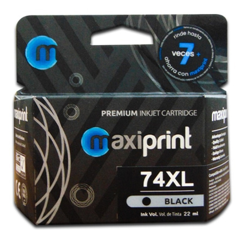 Cartucho De Tinta Maxiprint Negro 74xl Compatible Hp