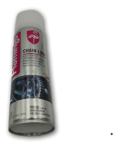 Imagen 2 de 3 de Lubricante Cadena Flamingo 220ml Moto