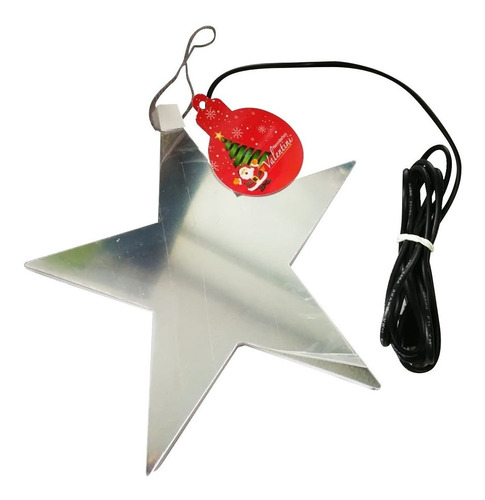 Estrella 21cm Decorativa Navideña Con Luz Ref. 19210-sla