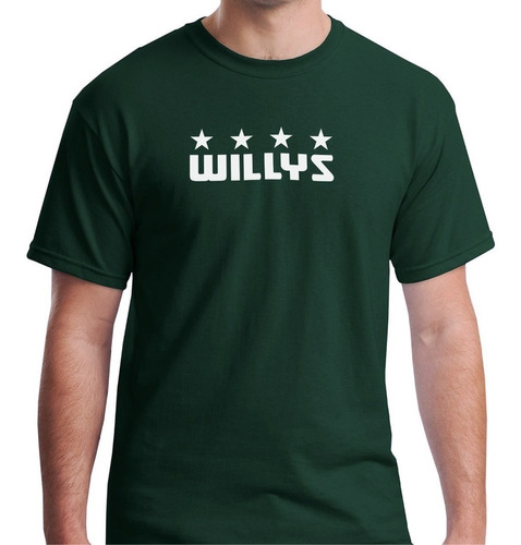 Remera Jeep Willys 4x4  100% Algodon 