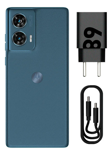 Smartphone Motorola Edge 50 Fusion Blue 5g 256gb 16gb Ram Cor Azul - Excelente (Recondicionado)
