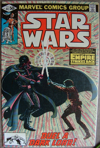 Star Wars Comic 44 Mint State Excelente Estado 1981 Original