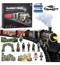Comprar Tren Vapor Grande Vagones Niños Árbol Navidad