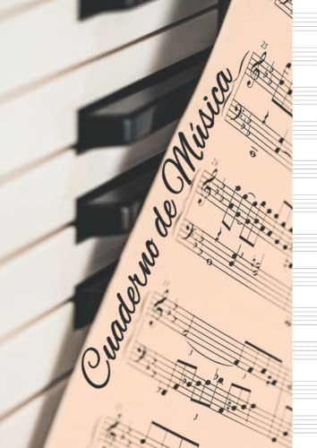 Cuaderno De Musica: Libreta De Musica - 12 Pentagramas Por P