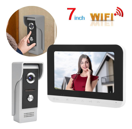 Sistema De Timbre Con Vídeo, Intercomunicador Tft Lcd 7