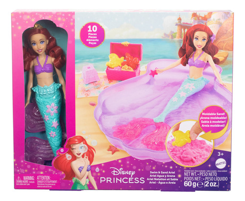 Disney Princesa Set De Juego Ariel Aventuras En La Alberca
