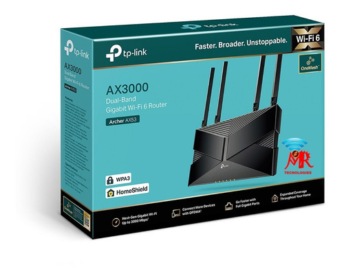 Archer Ax53 Router Wi-fi 6 Gigabit De Doble Banda Ax3000