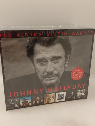 Johnny Hallyday Les Albums Studio Warner Cd X7 Box Set 