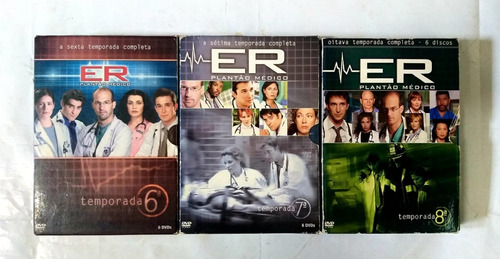 Dvd Er Plantao Medico 6 7 E 8 Temporada Completa -original