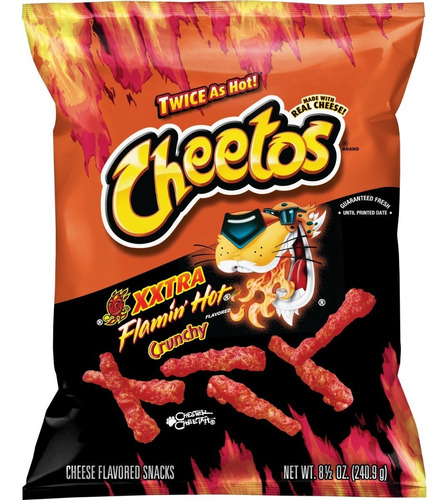 Cheetos Crunchy Extra Flamin' Hot (240.9g)