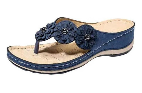 Sandalias De Playa Con Chanclas Y Plataforma Para Mujer