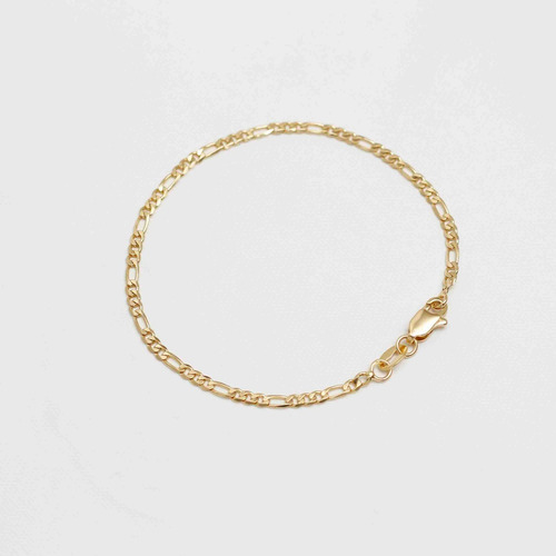 Pulsera Diamantada 3*1 Cartier 2mm 18cms En Oro Laminado 18k