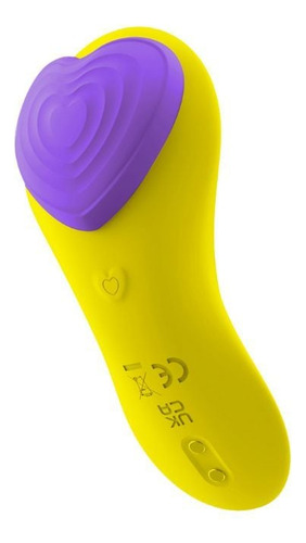 Vibrador De Calcinha Com Controle Remoto Amarelo - Intt