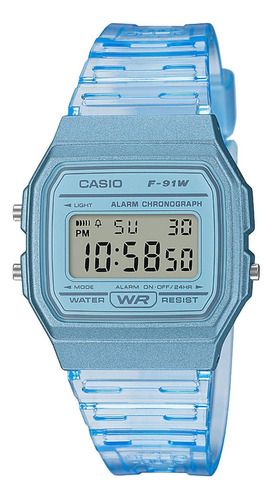 Reloj Casio Vintage Celeste Resistente Al Agua - Ps