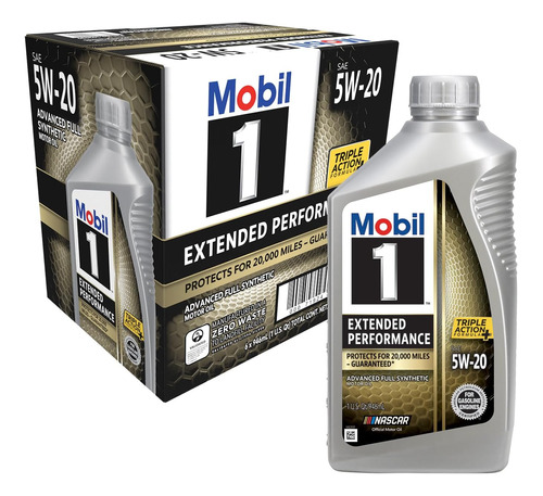 Aceite Mobil 1 5w20 Extended Sintetico 6 X 946ml