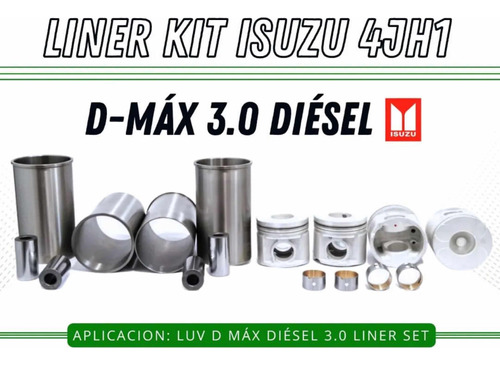 Liner Kit Dmax Diesel Motor 3.0 4jh1