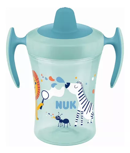 NUK SPACE 2 CHUPETES DE SILICONA 18-36 MESES CEBRA