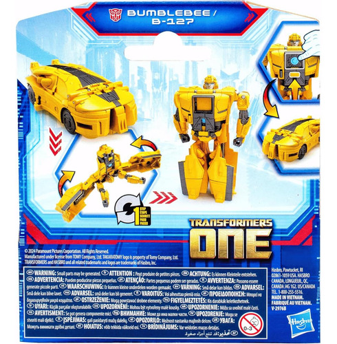 Boneco Transformers One Bumblebee B-127 Hasbro E5889