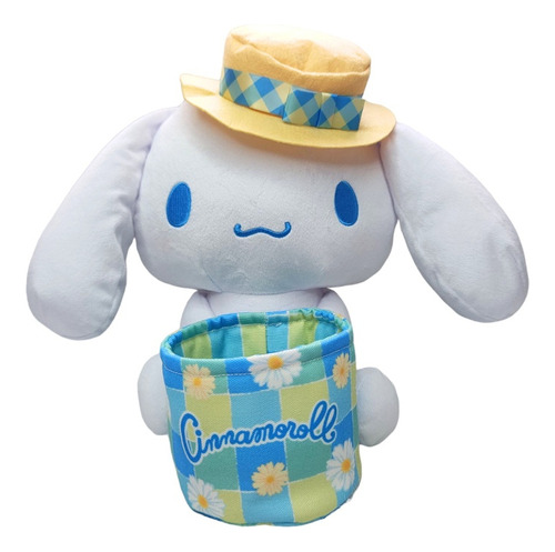 Peluche De Cinnamoroll Con Cesta Sanrio Importado De Japón