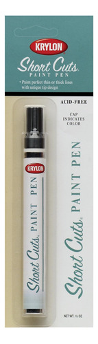 Krylon Kscp914 Bolígrafo Pintura Cortes Cortos, Negro 0,33